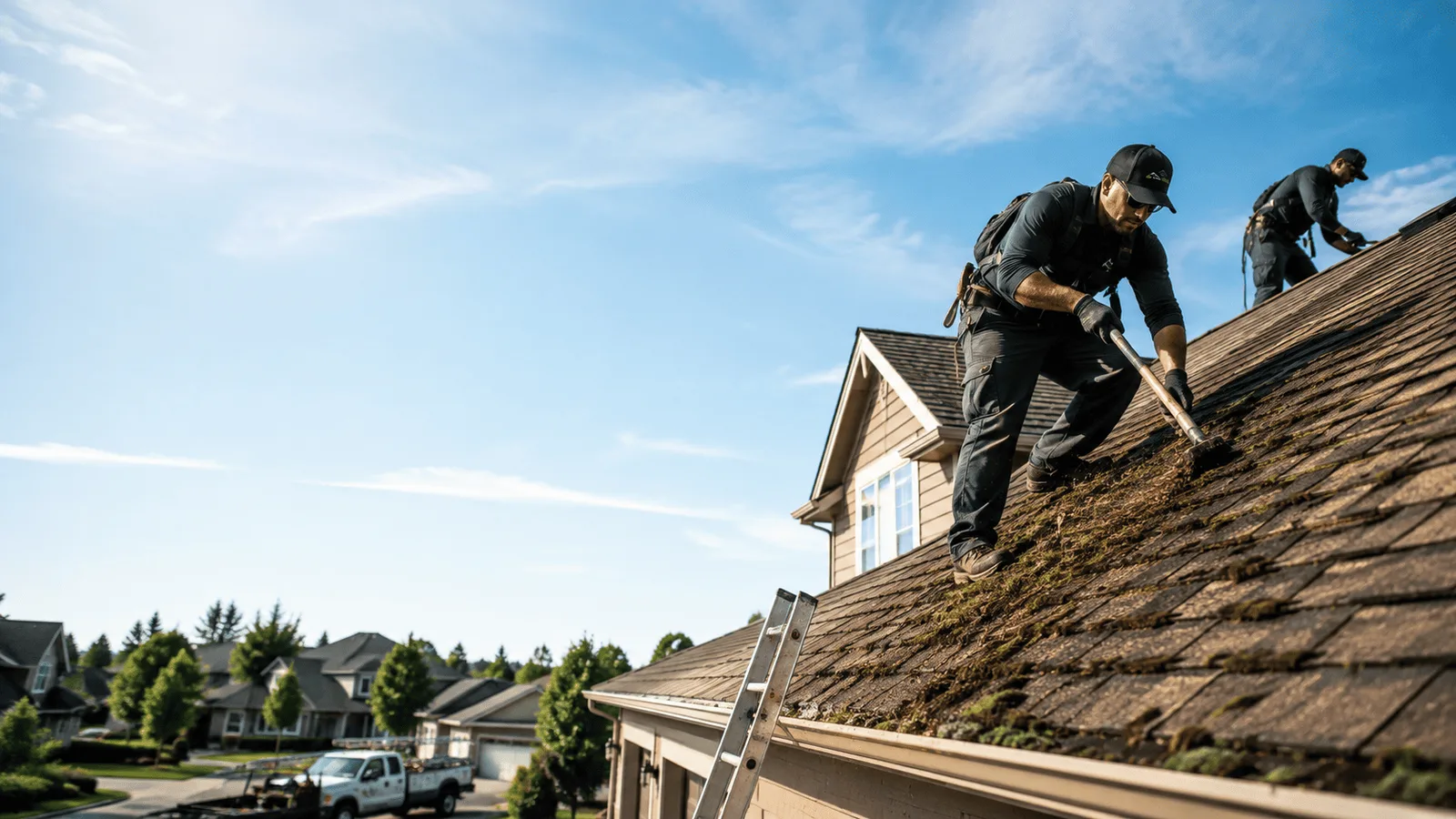 Roof Moss Removal in Fowlerton, IN near me